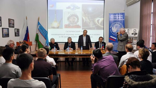 12 апреля 2017 года в Российском центре науки и культуры в Ташкенте состоялся Гагаринский урок - Sputnik Узбекистан