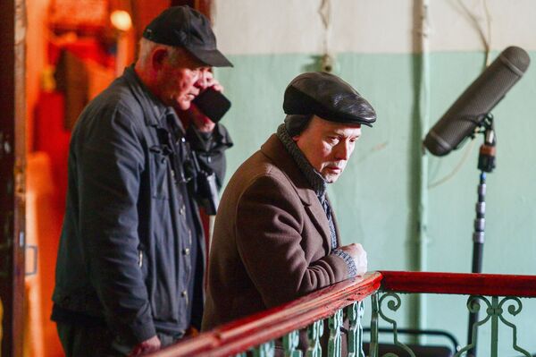 Съемки художественного фильма Звезды с Виктором Сухоруковым - Sputnik Узбекистан