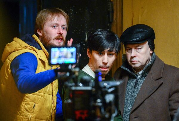 Съемки художественного фильма Звезды с Виктором Сухоруковым - Sputnik Узбекистан