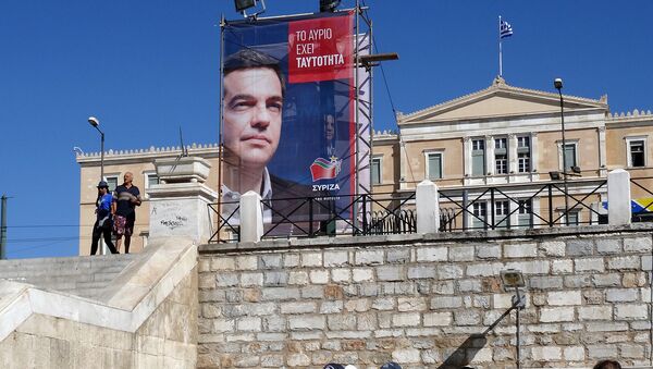 Предвыборные плакаты в Афинах - Sputnik Узбекистан