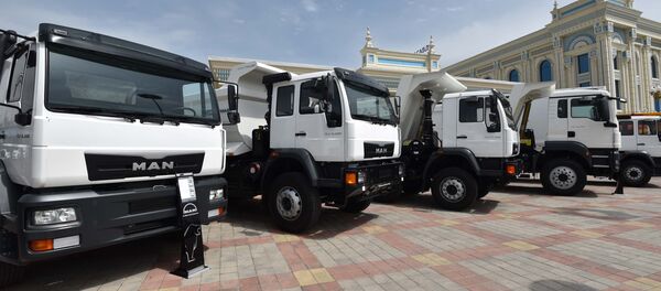 Душанбеда Ўзбекистон маҳсулотлари кўргазмаси - Sputnik Ўзбекистон