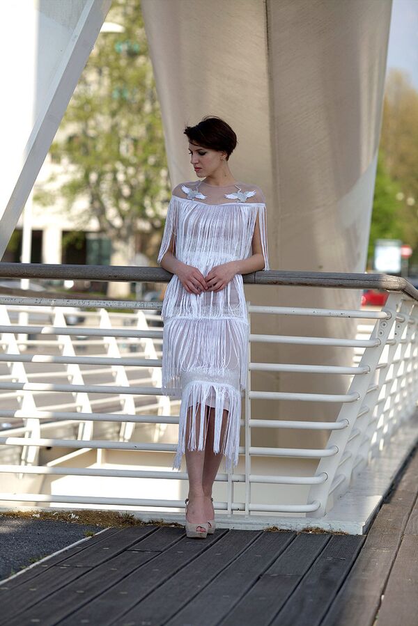 Демонстрация одежды дизайнеров из Узбекистана на Roma Fashion Week – 2017  - Sputnik Узбекистан