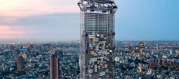 Создан концепт небоскреба с напечатанными квартирами-модулями - Sputnik Узбекистан