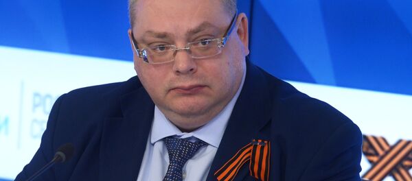 Старт акции Георгиевская лента в Москве Старт акции Георгиевская лента в Москве - Sputnik Узбекистан