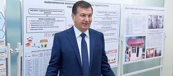 Президент Узбекистана Шавкат Мирзиёев Президент Узбекистана Шавкат Мирзиёев - Sputnik Узбекистан