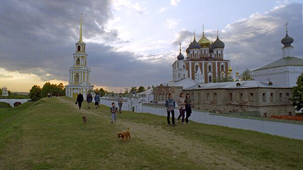 Успенский собор и колокольня Рязанского кремля - Sputnik Узбекистан