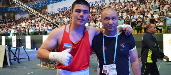 Третий день соревнований Континентального чемпионата Азии по боксу среди мужчин Третий день соревнований Континентального чемпионата Азии по боксу среди мужчин - Sputnik Ўзбекистон