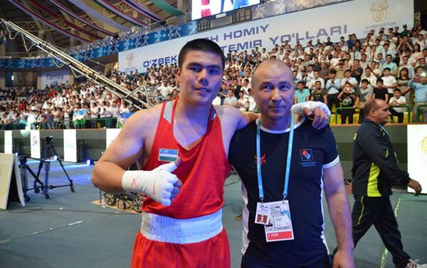 Третий день соревнований Континентального чемпионата Азии по боксу среди мужчин - Sputnik Узбекистан