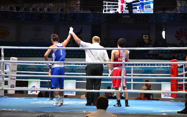Третий день соревнований Континентального чемпионата Азии по боксу среди мужчин - Sputnik Узбекистан