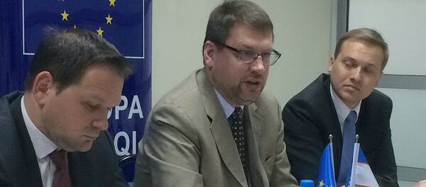 Посол делегации Европейского Союза в Узбекистане Эдуардс Стипрайс Посол делегации Европейского Союза в Узбекистане Эдуардс Стипрайс - Sputnik Ўзбекистон