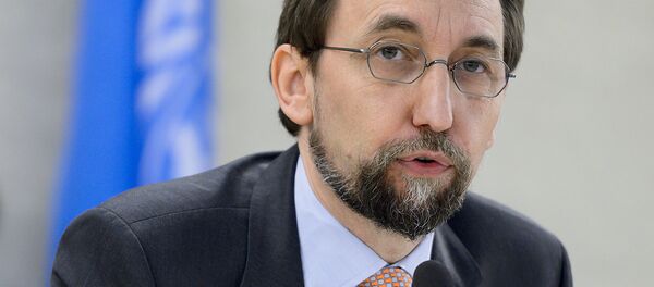 Верховный комиссар ООН по правам человека Зейд Раад аль-Хусейн Верховный комиссар ООН по правам человека Зейд Раад аль-Хусейн - Sputnik Узбекистан