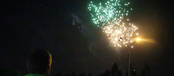 В Ташкенте стостоялся праздничный салют к 9 Мая В Ташкенте стостоялся праздничный салют к 9 Мая - Sputnik Узбекистан