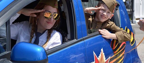 Автопробег, посвященный Дню Победы в Ташкенте Автопробег, посвященный Дню Победы в Ташкенте - Sputnik Узбекистан