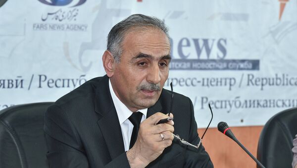 Shamsiddin Orumbekzoda na press-konferensii Ministerstva kulturi RT - Sputnik O‘zbekiston