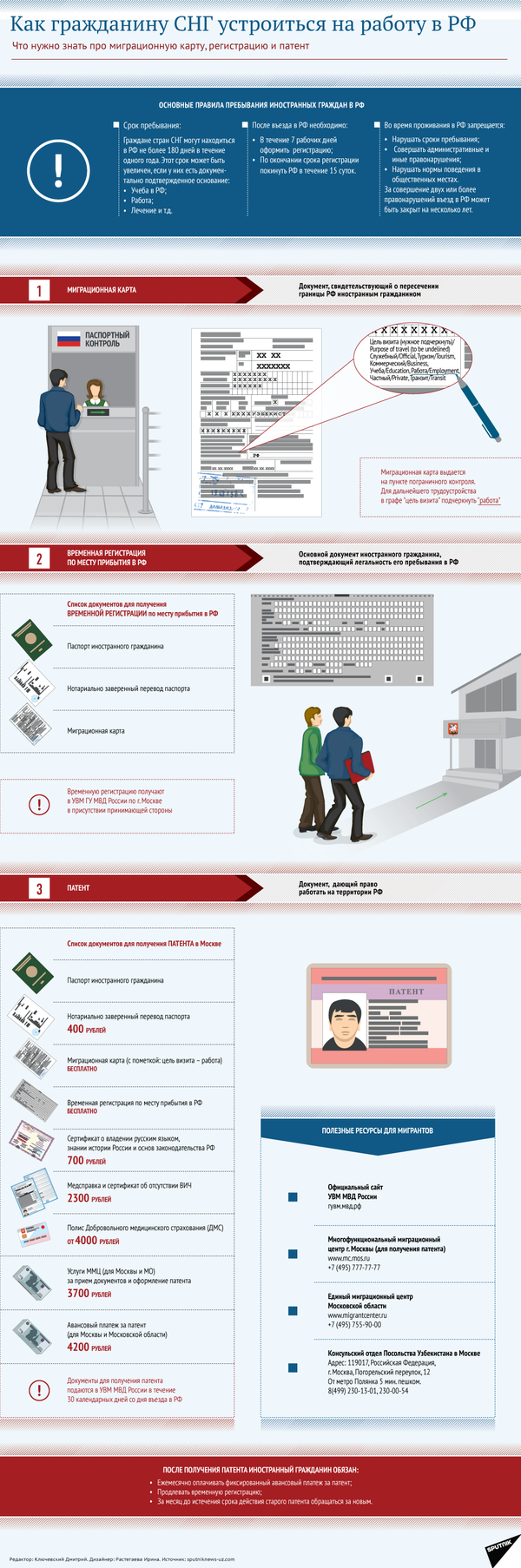 Как мигранту из СНГ устроиться на работу в РФ - Sputnik Узбекистан