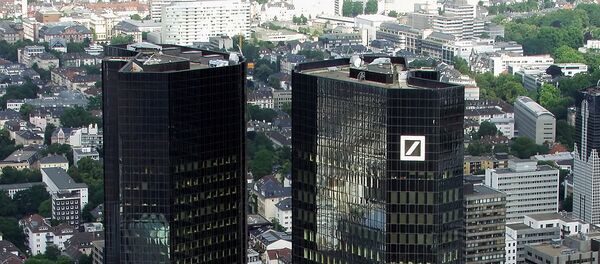 Zdanie shtab-kvartiri Deutsche Bank vo Frankfurte-na-Mayne - Sputnik O‘zbekiston
