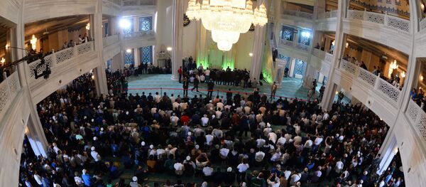 Праздник Курбан-Байрам в Московской Соборной мечети - Sputnik Узбекистан