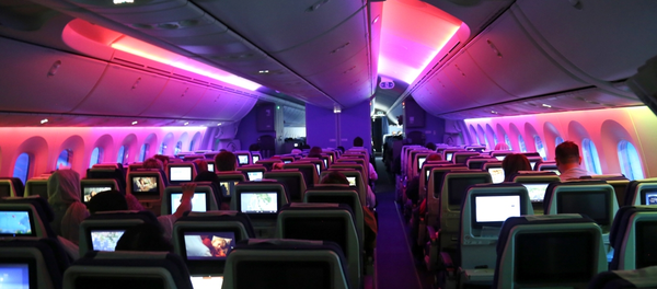 Салон Boeing 787 Dreamliner - Sputnik Узбекистан
