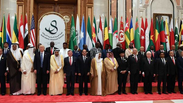 Участники саммита арабо-исламских стран и США в Эр-Рияде - Sputnik Ўзбекистон