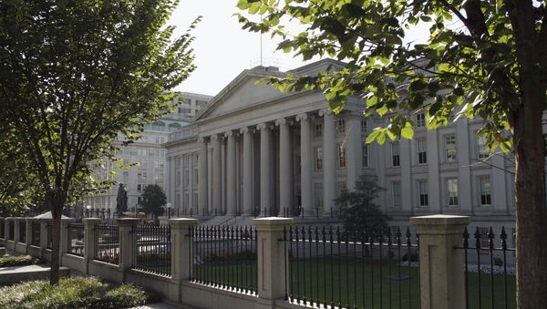 Здание Министерства финансов США в Вашингтоне - Sputnik Узбекистан