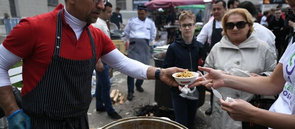 В музее Москвы прошел фестиваль-конкурс Культ плова - Sputnik Ўзбекистон