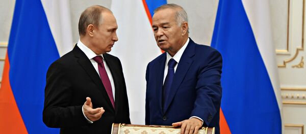 Россия президенти Владимир Путин ва Ўзбекистон президенти Ислом Каримов Россия президенти Владимир Путин ва Ўзбекистон президенти Ислом Каримов - Sputnik Ўзбекистон