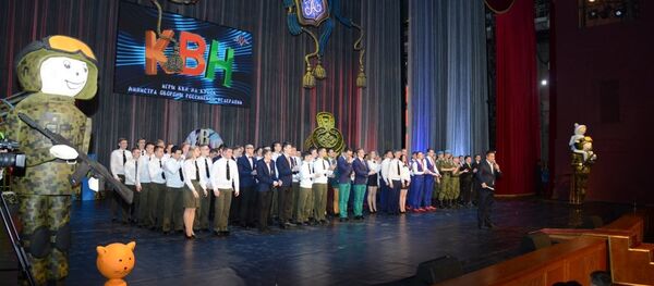 КВН в театре Российской Армии КВН в театре Российской Армии - Sputnik Ўзбекистон