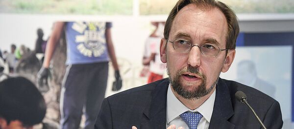 Верховный комиссар ООН по правам человека Зейд Раад аль-Хусейн Верховный комиссар ООН по правам человека Зейд Раад аль-Хусейн - Sputnik Ўзбекистон