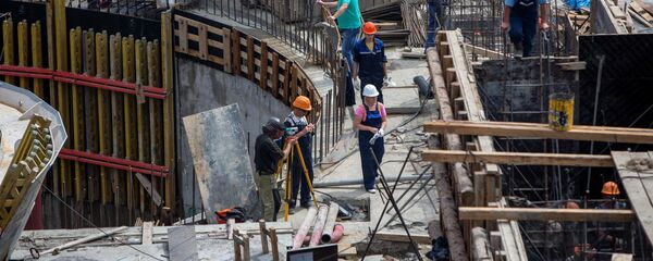 Строительство ГЭС Строительство ГЭС - Sputnik Ўзбекистон