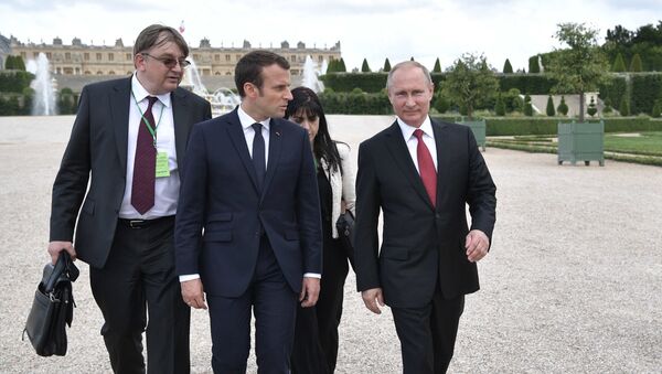 Официальный визит президента РФ В. Путина в Париж - Sputnik Ўзбекистон