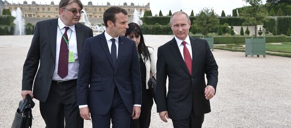 Официальный визит президента РФ В. Путина в Париж - Sputnik Ўзбекистон