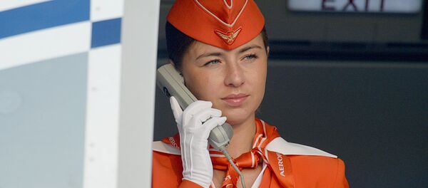 Стюардесса авиакомпании Аэрофлот - Sputnik Узбекистан