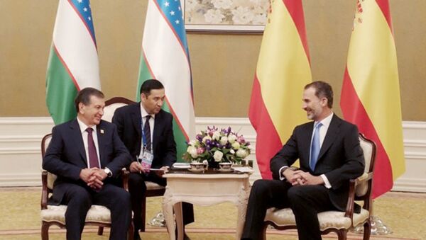 Шавкат Мирзиёев встретился с королем Испании Филиппом VI - Sputnik Узбекистан