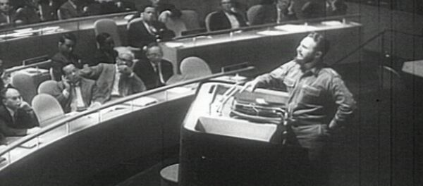 Речь Фиделя Кастро в ООН, занесенная в Книгу рекордов Гиннесса - Sputnik Узбекистан