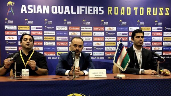 Самвел Бабаян после матча Иран - Узбекистан - Sputnik Узбекистан