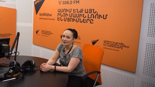 Асмик Абовян в гостях у радио Sputnik Армения - Sputnik Узбекистан