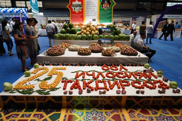 В Худжанде открылась международная экономическая выставка-ярмарка Сугд-2017 В Худжанде открылась международная экономическая выставка-ярмарка Сугд-2017 - Sputnik Ўзбекистон