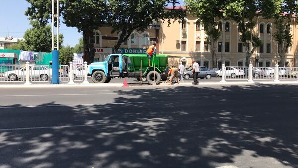 Переход на улице Амира Темура напротив кинотеатра Казахстан - Sputnik Узбекистан