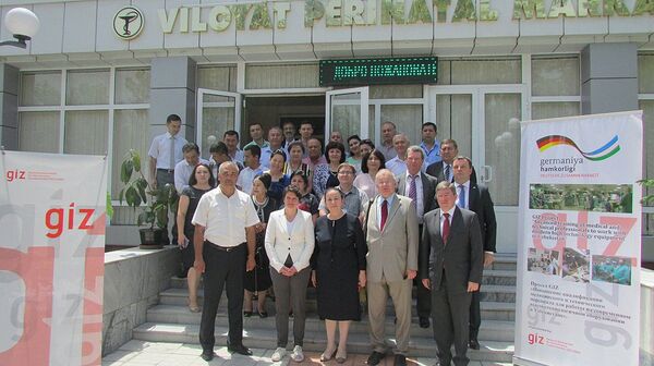 Открытие завода по производству медицинского кислорода - Sputnik Узбекистан