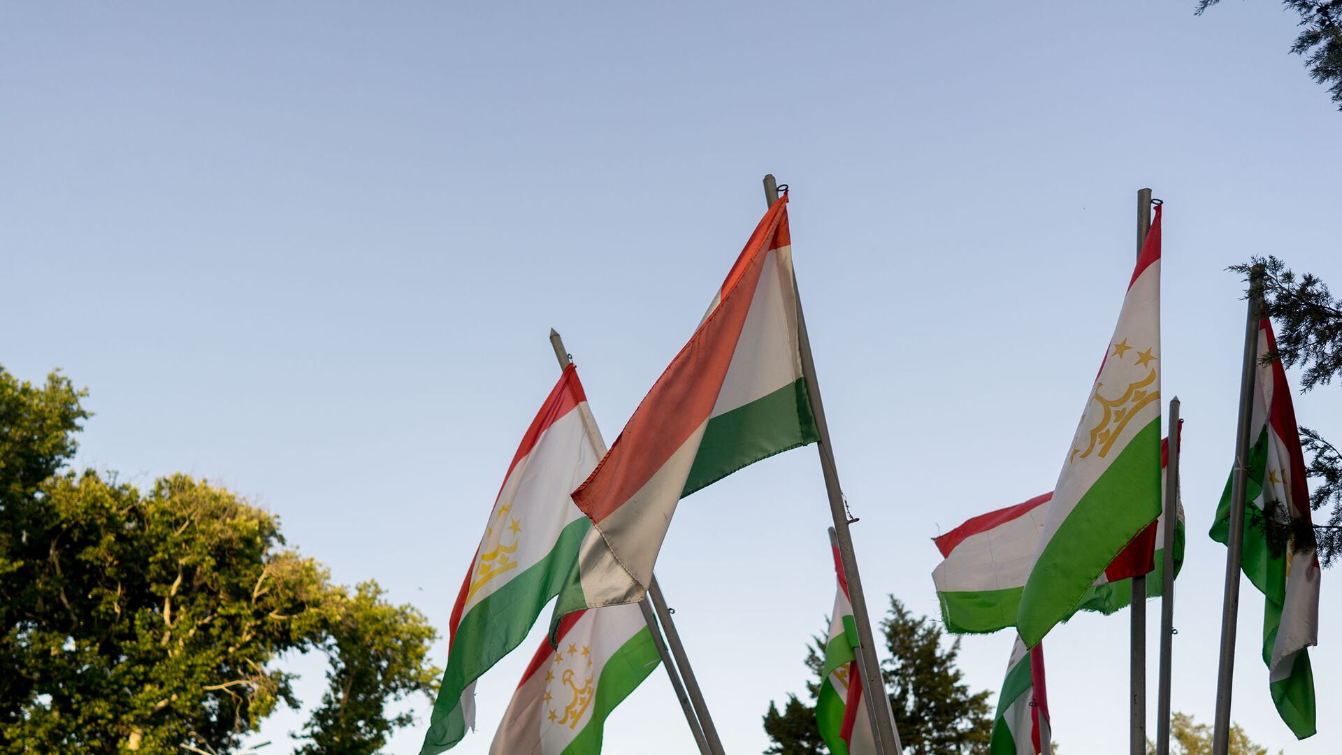 Flagi Tadjikistana, arxivnoe foto - Sputnik O‘zbekiston, 1920, 29.03.2021