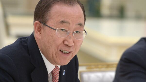 Генеральный Секретарь ООН Пан Ги Мун - Sputnik Узбекистан