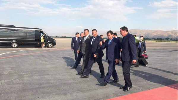 Vstrecha ministrov vnutrennix del SNG v mejdunarodnom aeroportu Dushanbe - Sputnik O‘zbekiston