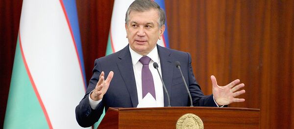 Президент Узбекистана Шавкат Мирзиёев Президент Узбекистана Шавкат Мирзиёев - Sputnik Ўзбекистон