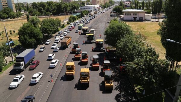 Капитальный ремонт Малой кольцевой автомобильной дороги в Ташкенте - Sputnik Узбекистан
