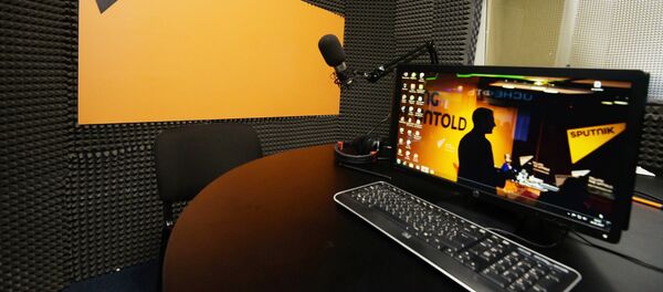 В студии радио Sputnik - Sputnik Узбекистан