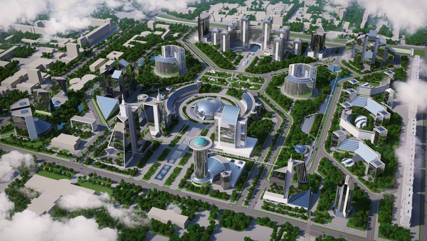 Проект будущего делового центра Ташкент-Сити - Sputnik Узбекистан