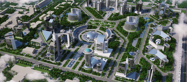 Проект будущего делового центра Ташкент-Сити Проект будущего делового центра Ташкент-Сити - Sputnik Ўзбекистон