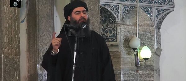 Лидер Исламского государства (ИГ, запрещена в РФ) Абу Бакра аль-Багдади Лидер Исламского государства (ИГ, запрещена в РФ) Абу Бакра аль-Багдади - Sputnik Ўзбекистон