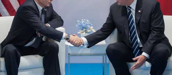 Президент РФ В. Путин принимает участие в саммите Группы двадцати в Гамбурге Президент РФ В. Путин принимает участие в саммите Группы двадцати в Гамбурге - Sputnik Ўзбекистон