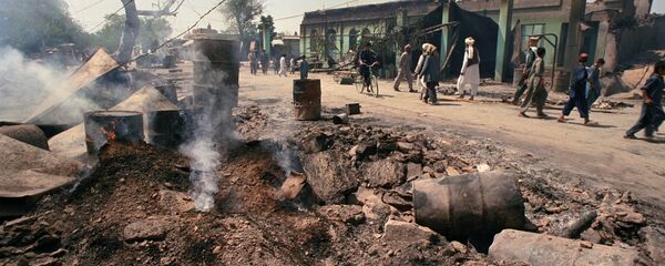 Қундуз кўчаларидан бири Қундуз кўчаларидан бири - Sputnik Ўзбекистон